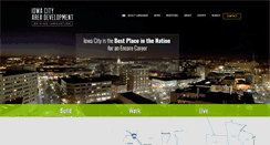 Desktop Screenshot of iowacityareadevelopment.com